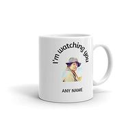 Novelty Mug - Personalised Im Watching You - Vera Stanhope - ITV Detective
