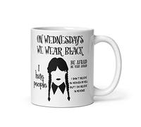 Novelty Mug - Wednesdays We Wear Black - Inspired by Phrases from The Show