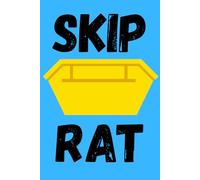 NOVELTY NOTEBOOK "SKIP RAT" funny 100 lined page notepad "One mans trash is another mans treasure" Are you a rummager or know one?