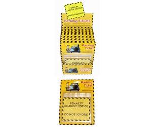 Novelty Parking Ticket Fun 6 Pcs Per Card