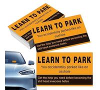 Novelty Parking Tickets - 50 Sarcastic Humour, Ridiculous Breach Cards | Funny Prank Tags, Mock Alert Note, Quote Quote from Zinger, Message for Drivers, Funny Roasting Instructions