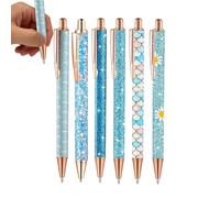 Novelty Pens 6 Ergonomic Highlighters Aesthetic Shimmer