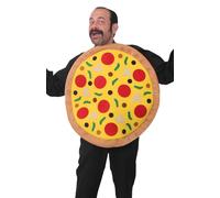 Novelty Pizza Costume I Love Fancy Dress Multi 2 Pack
