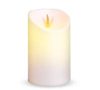 NOVELTY PLACE Flickering LED Candles, Lifelike Swinging Flame Battery Powered Realistic Flameless LED Candle - Warm White