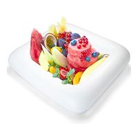 Novelty Place Inflatable Ice Serving Buffet Bar - Salad Food & Drinks Cooler Serving Tray for Summer Party Picnic & Camping (Pack of 1, 24 Inches)