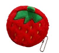 Novelty Plush Fruit Pouches Small Zippered Pocket Money Holder Kids Accessories Fruit Designs Purse