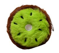 Novelty Plush Fruit Pouches Small Zippered Pocket Money Holder Kids Accessories Fruit Shape Plush Coin Purse