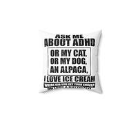 Novelty Psychiatry Psychiatrist Brain Thinking Disorders Mind Diseases Spun Polyester Square Pillow 14" × 14"