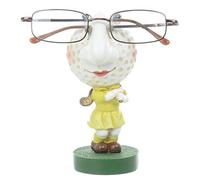 Novelty Reading Glasses Holder Lady Golfer Specs Stand Figure Hand Painted Resin Statue Sunglasses Woman Sports