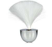 Novelty Retro Sensory Colour Changing Fountain Fibre Optic Lamp in a Chrome Finish