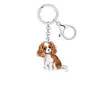 Novelty Rose Sugar Skull Keychain Horror Halloween Gifts for Women | Acrylic Flat Skeleton Pendant Key Chain for Car Keys,Spooky Gifts for Day of the Dead,Purse Accessories Backpack Bag Charms