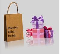 Novelty Rude Gift Bag with Presents ~ Kraft Paper | secret Santa hen do stag do