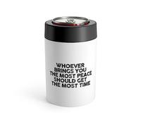 Novelty Saying Who Bring You Peace Should Get Most Women Men Motivational Mom Fathers Supportive Wife Statement Can Holder 12oz