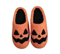 Novelty Slippers Men Women Pumpkin Halloween Autumn Winter Couples Home Cute Cartoon Thick Sole Non Slip Cozy Slippers