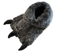 Novelty Slippers Monster Claw Dog Bear Mixed Warm Fluffy Padded Indoor Slipper Cushioned Mens Womens & Boys