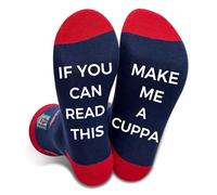 Novelty Socks Gifts Men's Sock Women's Funky Socks Mens Cotton Calf Creative Personalised Socks Thanksgiving Day Mother's Day Birthday Christmas Father's Day Boyfriend Cuppa Gifts UK 7-11