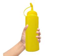 Novelty Squirt Bottles: Fake Red Ketchup and Fake Mustards for Practical Jokes with Realistic Compression Action for Home, School, Birthday Parties, Outdoor Fun l