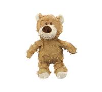 Novelty Stuffed Puppy Toy Bear Shape Companion Chew Toy Soft Robust Anxiety Relief Sleep Aid for Pet