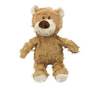 Novelty Stuffed Puppy Toy Bear Shape Companion Chew Toy Soft Robust Anxiety Relief Sleep Aid for Pet