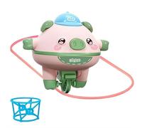 Novelty Tightrope Walking Tumbler - Cute Pink Balance Pig Toy, Gyro Piglet Walking Tightrope Toy, Educational Toys for Develop Balance & Coordination (Green)