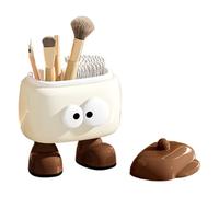 Novelty Toothpick Box, Cartoon Storage Organizer, Compartment Holder with Lid, Multifunction Gadget for Bathroom and Living Room, Cotton Pad Storage with Compact Design, Desk Organizer