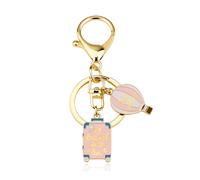 Novelty Travel Gifts Keychain for Travelers Travel Accessories for Women Luggage Charm Cute Birthday Christmas Gifts for Daughter Mom Best Friend Traveling Gift Enamel Hot Air Balloon Keychains
