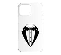 Novelty Tuxedo Design Case for iPhone 16 Pro Max