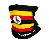 Novelty Ugandan Uganda Flag Unisex Neck Gaiter Quick Drying Headscarf Multifunctional Magic Headband For Football Camping Running