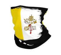 Novelty Vatican Flag Unisex Headwear Stylish Magic Headband Durable Headscarf For Snowboarding Yoga Running