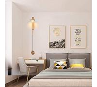 Novelty Wall Lamp, Simple Design Rotating Led Wall Lamp Creative Personality Living Room Corridor Aisle Hotel Bedroom Model Room Bedside Lamp,d