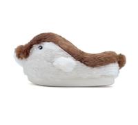 Novelty Warm Slippers for Women with Fuzzy Collar Anti-Skid Comfortable Outdoor & Indoors House Shoes Lightweight Fleece Lined Slip-On Home Slippers Coffee UK Size 8