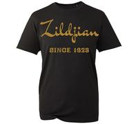 Novelty Zildjian 1623 Logo T-Shirt, Famous Quality Musical Instruments Manufacturer Merch Represent Fan Shirt, Gift Unisex Tee Top (Black, XL)