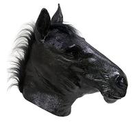 Noveltyfaces Realistic Black Horse Head Party Latex Halloween Costume Mask