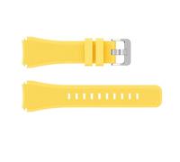 NoveltyThunder 22mm Watch Strap Compatible with AMAZTIM M2/M3/C20 Pro/T2, KOSPET TANK M3/M3 ULTRA/T3/T3 ULTRA/T2/M2, WalkerFit M2/M6 Ultra/M2 Pro Strap Soft Replacement Silicone Strap Band (Yellow)