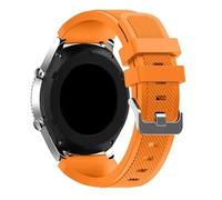 NoveltyThunder 22mm Watch Strap Compatible with Suunto Vertical 2/9 Peak Pro /9 Peak /5 Peak/Race 2 /Race S/Race Strap Soft Replacement Silicone Strap Band For Suunto Vertical/Ocean/Run (Orange)