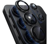 NoveltyThunder Camera Lens Protector for Samsung Galaxy S26 Ultra, Full Coverage 9H Tempered Glass Ring Cover, Matte Metal Plate Black (3 Pack (3 PC))