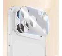 NoveltyThunder Camera Lens Screen Protector For iPhone 17 Pro, 9H Hardness 3D Scratch-Proof Explosion-Proof Protective Film, Anti Fingerprint Bubble Free Glass - 2 Pack (Silver, iPhone 17 Pro)