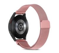 NoveltyThunder Compatible with 22mm Strap CMF by Nothing Watch 3 Pro Strap Mesh Metal Magnetic Stainless Steel Replacement Band For CMF by Nothing Watch Pro 2/3 (RosePink)