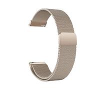 NoveltyThunder Compatible with Garmin Approach S50 S44 S42 S40 S12 Strap Mesh Metal Magnetic Stainless Steel Replacement Band 20mm (Champagne)