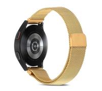 NoveltyThunder Compatible with Garmin Vivomove 3, Luxe, Style, Sport, Trend, HR, Vivomove Strap Mesh Metal Magnetic Stainless Steel Replacement Band 20mm (Gold)