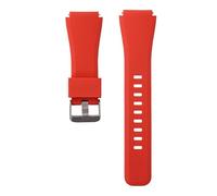 NoveltyThunder Compatible with Radley London Series 32/46/56 Soft Replacement Silicone Strap Sports Band (Red)