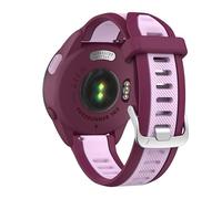 NoveltyThunder Compatible with Radley London Series 5/6/7/11/19/20/32/46/56 Soft Replacement Silicone Strap Sports Band (Purple/Pink)