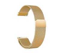 NoveltyThunder Compatible with Radley London Series 5/6/7/11/19/20/32/46/56 Strap Mesh Metal Magnetic Stainless Steel Replacement Band 20mm (Gold)