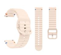 NoveltyThunder Compatible with Reflex Active Series 4/5/6/7/9/10/12/13/14/15/23 Strap Sports Wave Band Soft Replacement Silicone (Light Pink)
