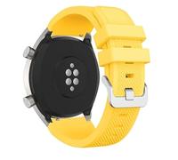 NoveltyThunder Silicone Strap Compatible Haylou Solar LS05/Haylou LS02 Pro/Solar Lite/Pro/Neo/Ultra/Watch 2 Pro Sports Watch Band Soft Replacement Silicone Strap Gym 22MM (Yellow)
