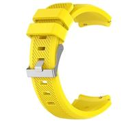 NoveltyThunder Silicone Strap Compatible with Garmin Approach S50 S44 S42 S40 S12 Sports Watch Band Soft Replacement Silicone Strap Gym Running (Yellow)