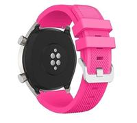 NoveltyThunder Silicone Strap Compatible with Google Pixel Watch 1 2 3 4 41mm Sports Watch Band Soft Replacement Silicone Strap Gym Running (Hot Pink)