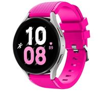 NoveltyThunder Soft Replacement Silicone Strap Band For Samsung Galaxy Watch 4 Classic 42mm / 46mm Bracelet 20 MM Strap (Hot Pink)