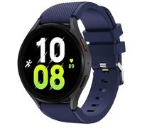 NoveltyThunder Soft Replacement Silicone Strap Band For Samsung Galaxy Watch 6 Classic 43mm / 47mm Bracelet 20 MM Strap (Navy)