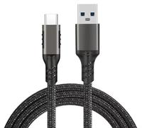 NoveltyThunder Super Fast 60W Charger For Samsung Galaxy Tab A11 / Galaxy Tab A11+ Nylon Fabric Braided USB Type C Fast Charging Cable (2M)